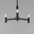 Emana Three Light Chandelier (21363BK)