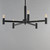 Emana Five Light Chandelier (21365BK)