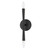 Maxim - 24620BK - Two Light Wall Sconce - Rome - Black