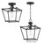 Clifton One Light Pendant / Semi-Flush (25311BK)