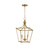 Maxim - 25313NAB - Three Light Pendant - Clifton - Natural Aged Brass