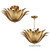 Firenze Three Light Semi Flush/Pendant Convertible (28710GL)