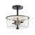 Maxim - 5692CLBK - Two Light Semi Flush/Pendant Convertible - Fuller - Black
