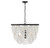 Meridian - M100101GRORB - Five Light Chandelier - Grecian White with Oil Rubbed Bronze