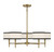 Meridian - M10011NB - Five Light Chandelier - Natural Brass