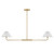 Two Light Linear Chandelier (M100122NB)