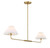 Two Light Linear Chandelier (M100122NB)