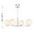 Four Light Chandelier (M100123CH)