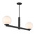 Two Light Linear Chandelier (M100124MBK)