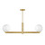 Two Light Linear Chandelier (M100124NB)