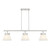 Three Light Linear Chandelier (M100125BN)