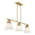 Three Light Linear Chandelier (M100125NB)