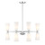 Meridian - M100126CH - Eight Light Chandelier - Chrome