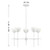 LED Chandelier (M100131BQW)