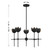 LED Chandelier (M100131MBK)