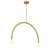 Meridian - M100132NB - LED Chandelier - Natural Brass