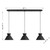 Three Light Linear Chandelier (M100134MBK)