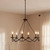 Six Light Chandelier (M100137MBK)
