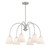 Meridian - M100138BN - Six Light Chandelier - Brushed Nickel