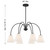 Six Light Chandelier (M100138MBK)