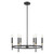 Six Light Chandelier (M100140MBKNB)