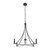 Four Light Chandelier (M100141MBK)