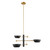 Three Light Chandelier (M100143MBKNB)