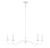 Meridian - M10085BQW - Five Light Chandelier - Bisque White