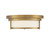 Meridian - M60062NB - Two Light Flush Mount - Natural Brass
