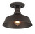 Meridian - M60068ORB - One Light Semi-Flush Mount - Oil Rubbed Bronze