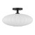 One Light Semi-Flush Mount (M60075MBK)