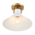 One Light Semi-Flush Mount (M60078WHNB)