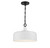 Meridian - M70103WHBK - One Light Pendant - White with Black