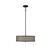 Meridian - M70108MBK - Three Light Pendant - Matte Black