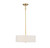 Meridian - M70109NB - Three Light Pendant - Warm Brass