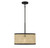 Meridian - M7018MBK - One Light Pendant - Natural Cane with Matte Black