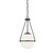 Meridian - M7025MBK - One Light Pendant - Matte Black
