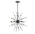 Meridian - M7028MBK - Five Light Pendant - Matte Black
