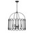 Meridian - M7029MBK - Four Light Pendant - Matte Black