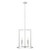 Meridian - M7044CH - Four Light Pendant - Chrome