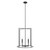 Meridian - M7044MBK - Four Light Pendant - Matte Black