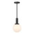 Meridian - M7050MBK - One Light Pendant - Matte Black