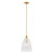 Meridian - M7051NB - One Light Pendant - Natural Brass