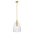 Meridian - M7052NB - One Light Pendant - Natural Brass