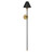 Meridian - M90070BNB - One Light Wall Sconce - Black with Natural Brass Accents