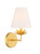 Meridian - M90078TG - One Light Wall Sconce - True Gold
