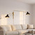 Two Light Wall Sconce (M90088MBKNB)