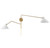 Two Light Wall Sconce (M90088WHNB)