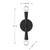 Two Light Wall Sconce (M90110MBK)