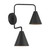 Two Light Wall Sconce (M90111MBK)